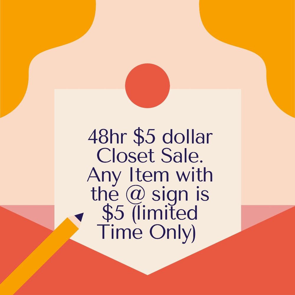 $5 Closet Sale